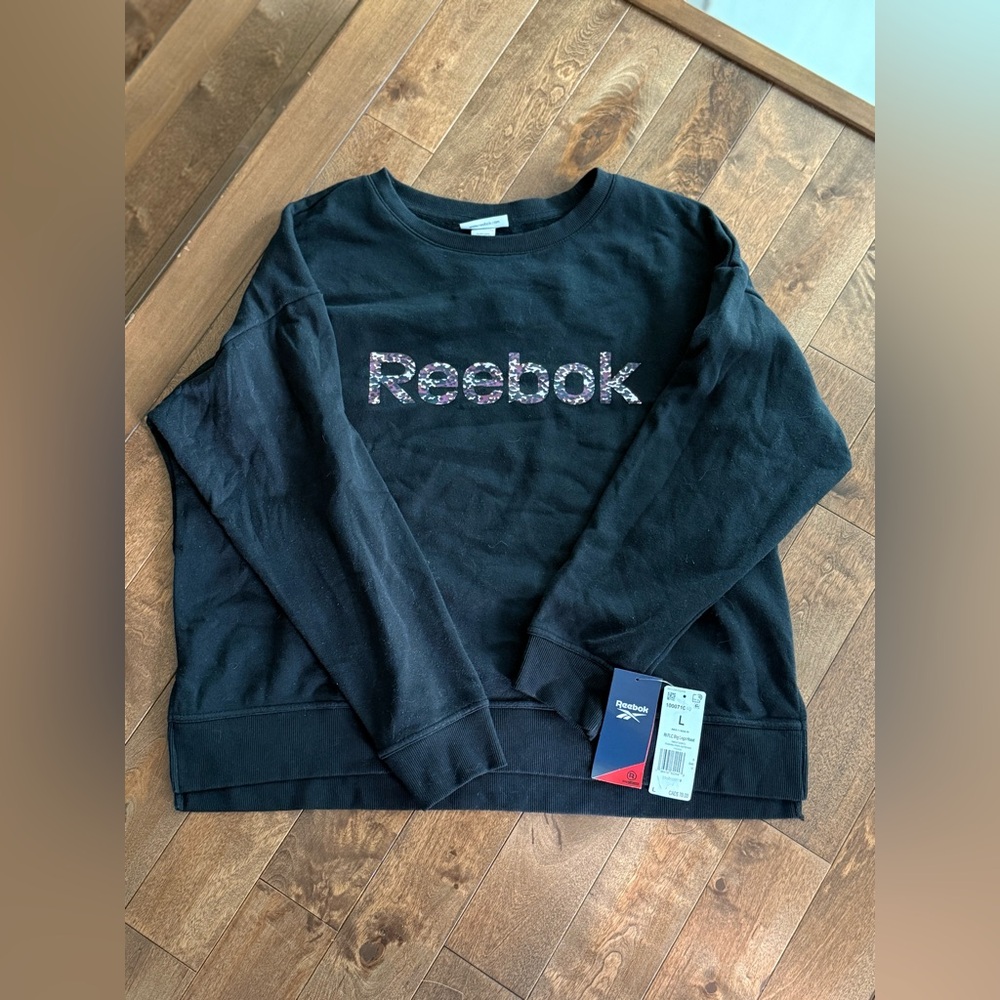 Reebok Black Logo Hoodie